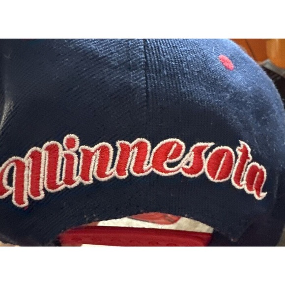 Kings Choice Malaki SnapBack Hat Cap Twin Cities Minnesota Twins Blue Red - Picture 2 of 4